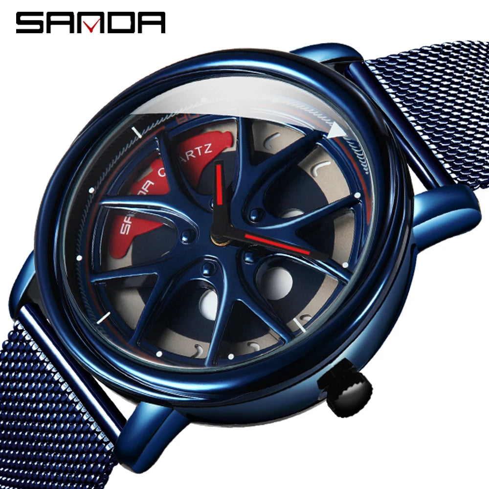 Car Wheel Rim Watch