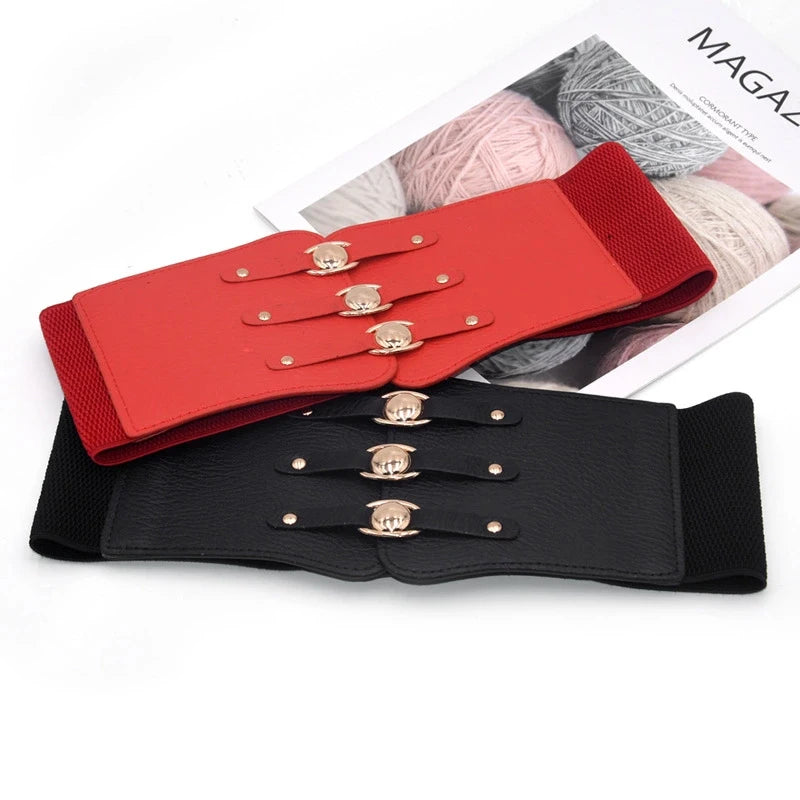 Elastic Wide Corset Belt — Plus Size Waistband