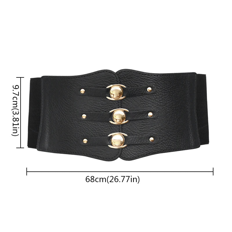 Elastic Wide Corset Belt — Plus Size Waistband