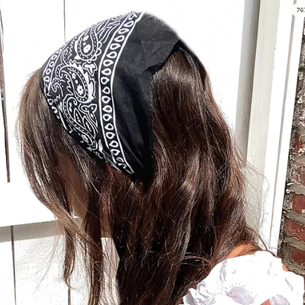 Printed Bandana Square Scarf