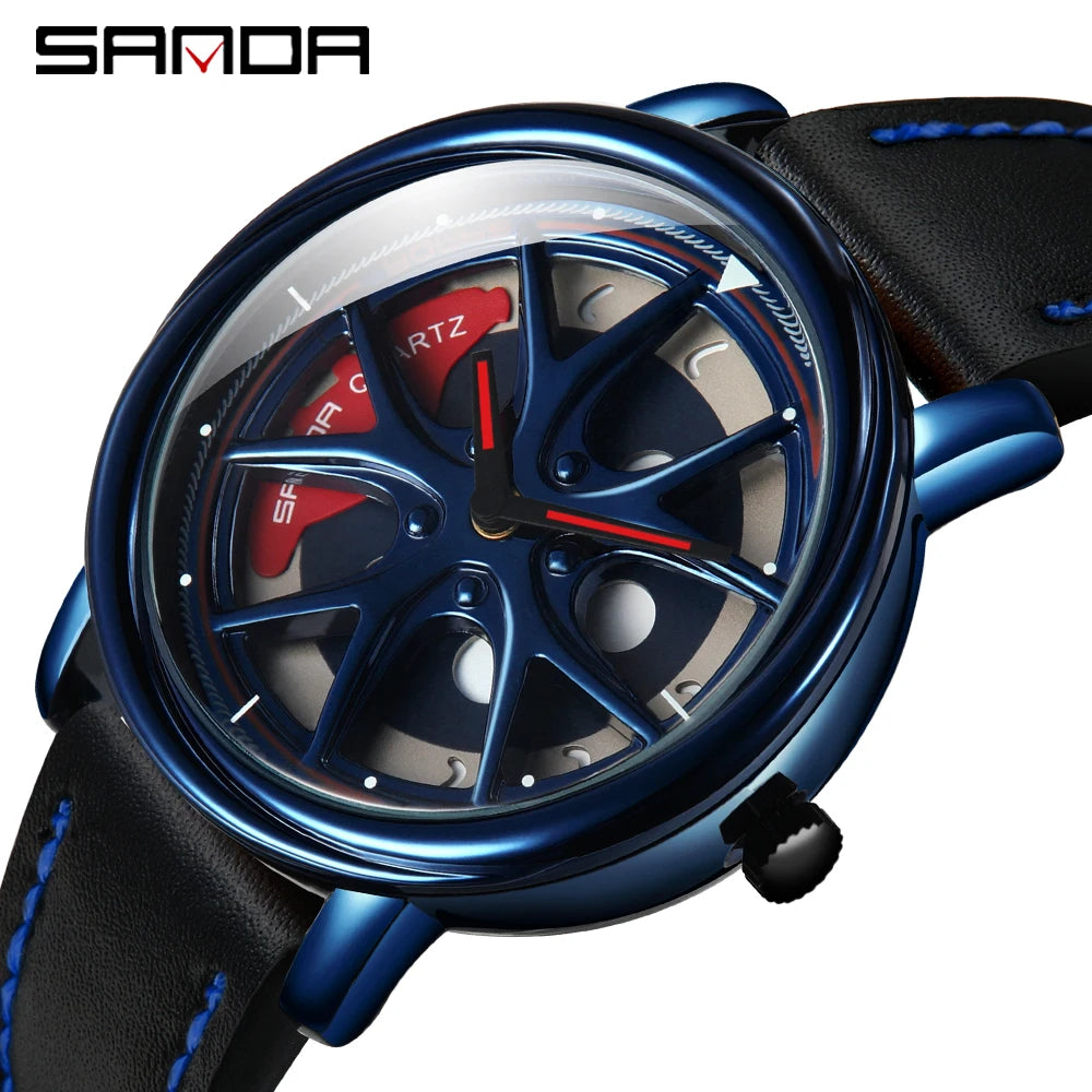 Car Wheel Rim Watch