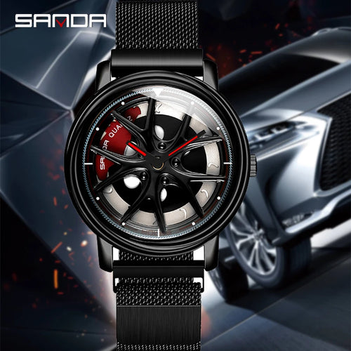 Car Wheel Rim Watch