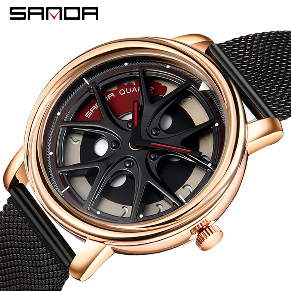 Car Wheel Rim Watch