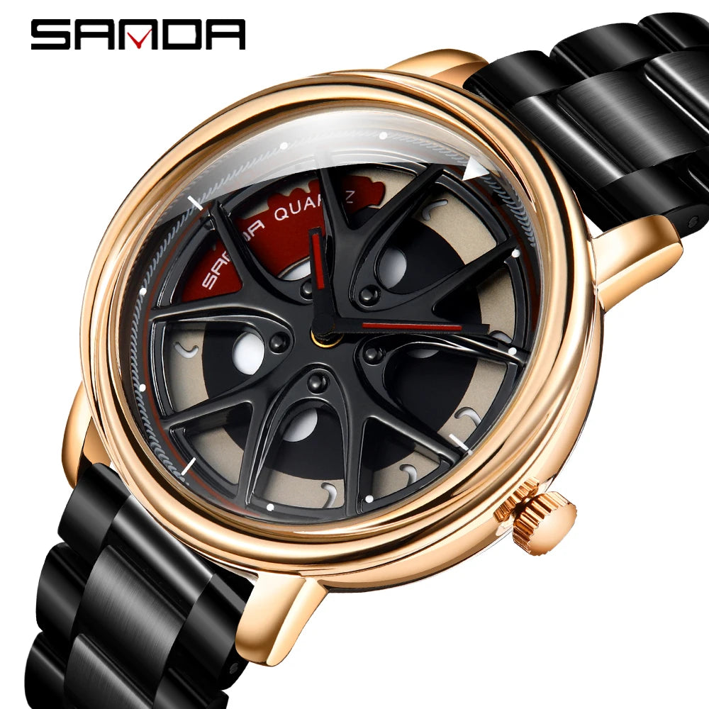 Car Wheel Rim Watch
