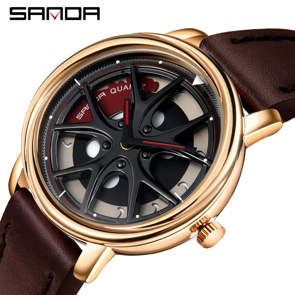 Car Wheel Rim Watch