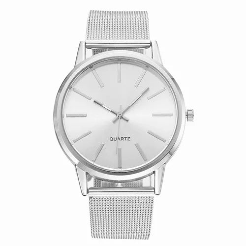 Silver Minimalist Women's Watch