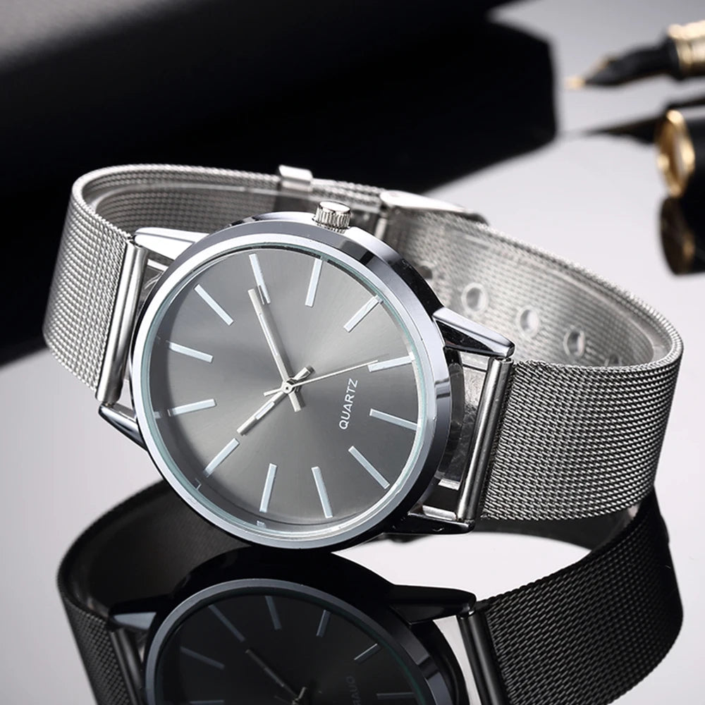 Silver Minimalist Women's Watch