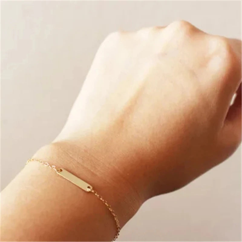 14K Gold Filled Bar Bracelet