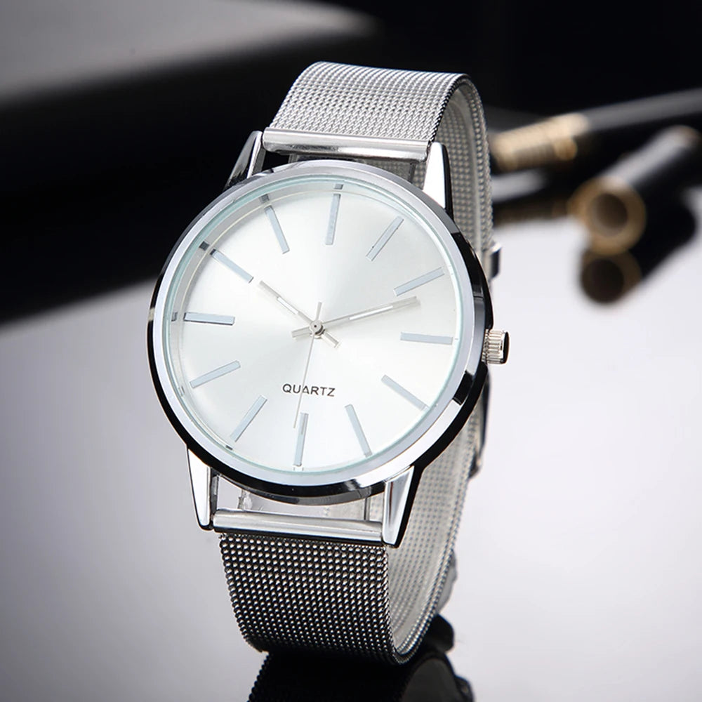 Silver Minimalist Women's Watch