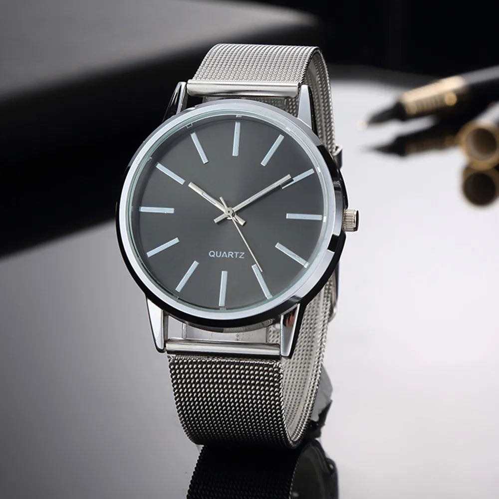 Silver Minimalist Women's Watch