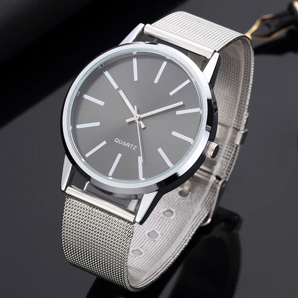 Silver Minimalist Women's Watch