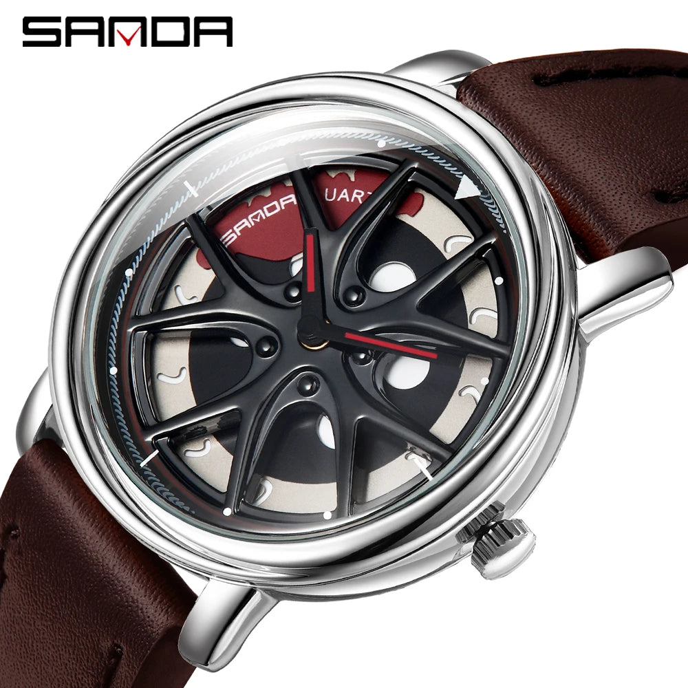 Car Wheel Rim Watch