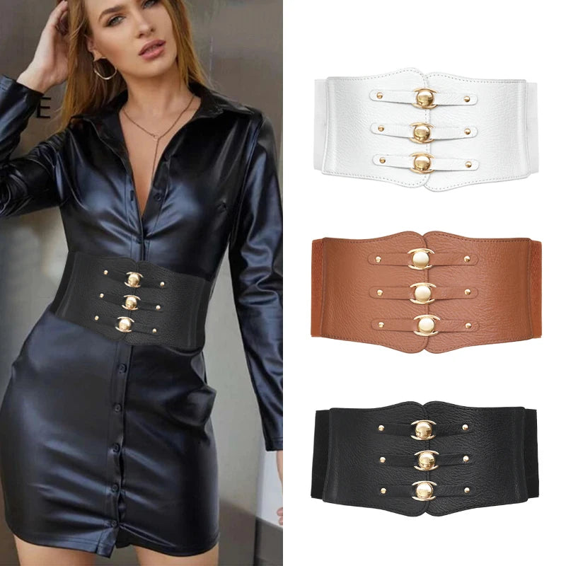 Elastic Wide Corset Belt — Plus Size Waistband
