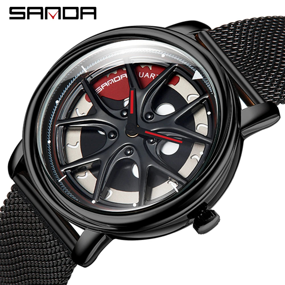 Car Wheel Rim Watch