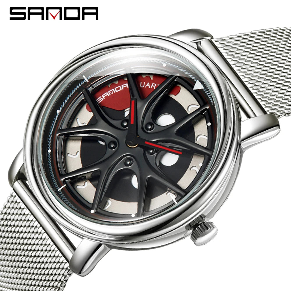 Car Wheel Rim Watch