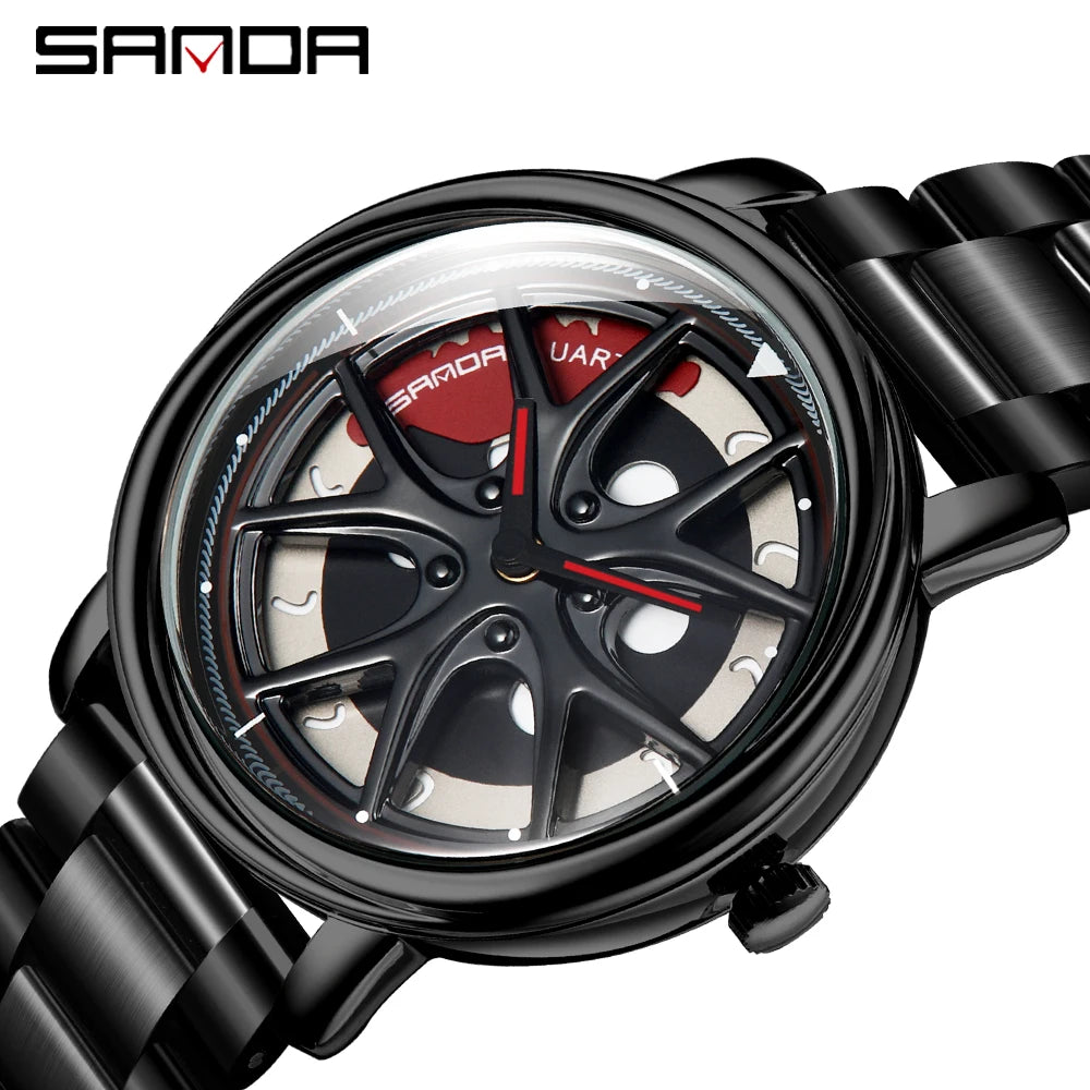 Car Wheel Rim Watch