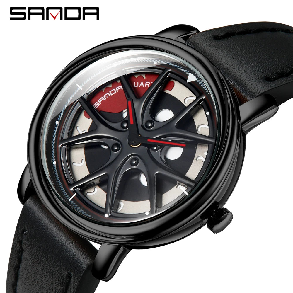 Car Wheel Rim Watch