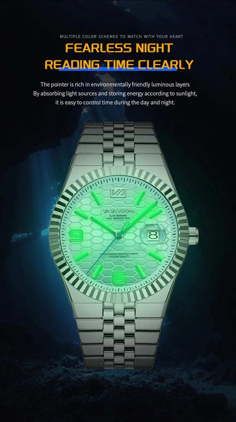 Honeycomb Luminous Men's Watch
