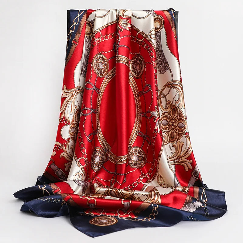 Large Silk Square Scarf
