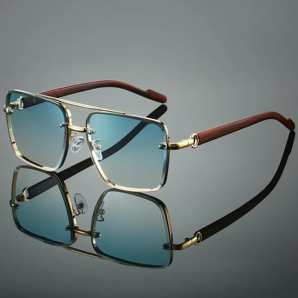 Square Wooden Sunglasses