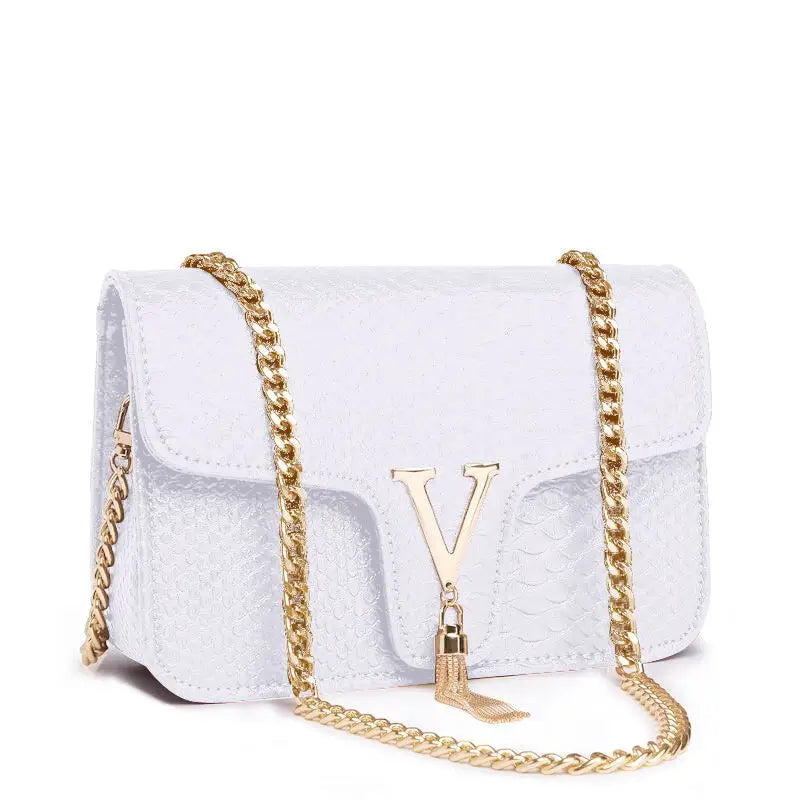 Luxury V Chain Shoulder Bag