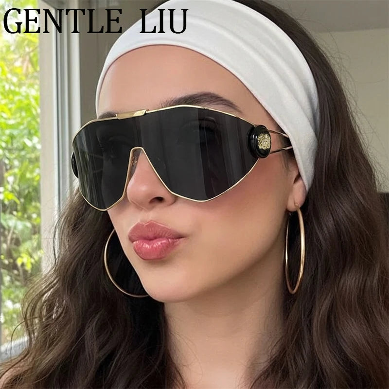 Steampunk Shield Sunglasses