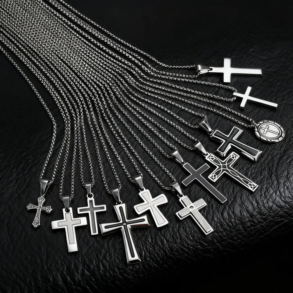 Minimalist Stainless Steel Cross Necklace