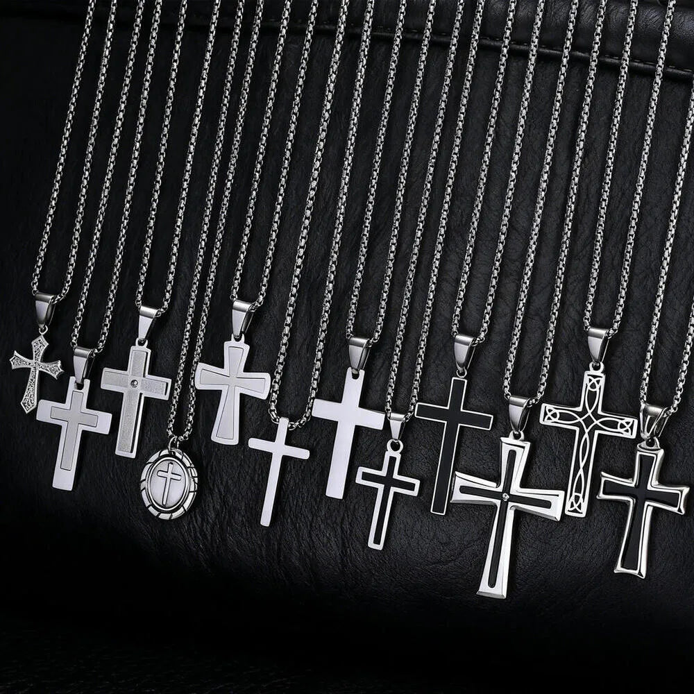Minimalist Stainless Steel Cross Necklace
