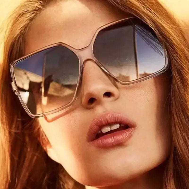 Square Big Frame Retro Shades