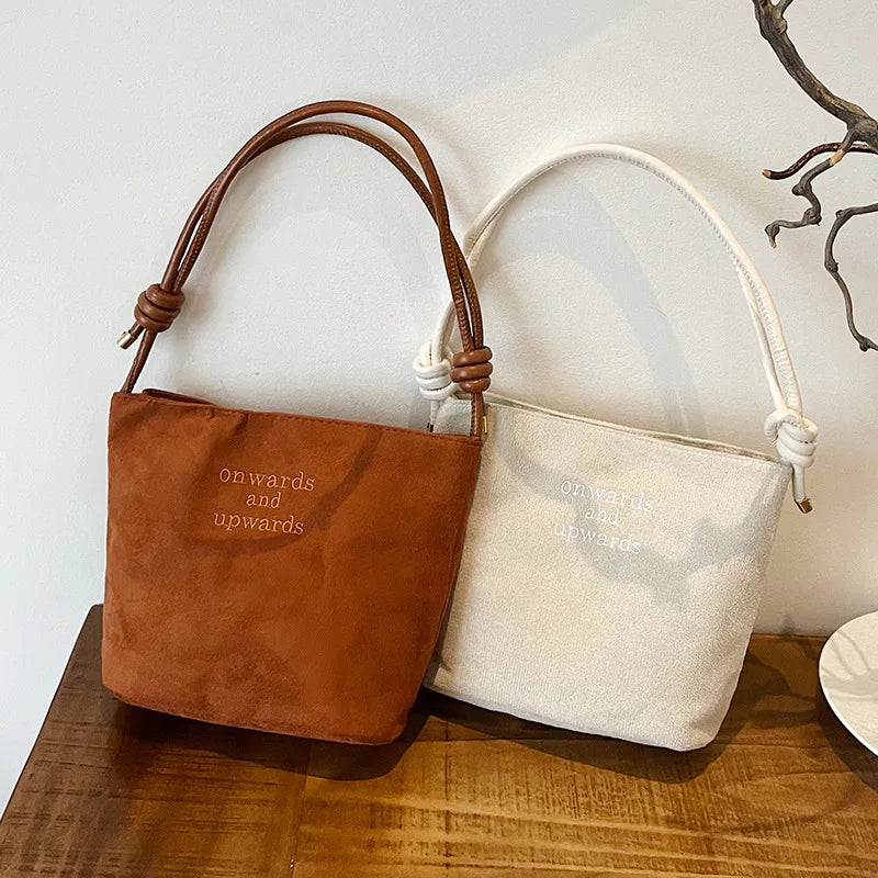 Retro Bucket Shoulder Bag