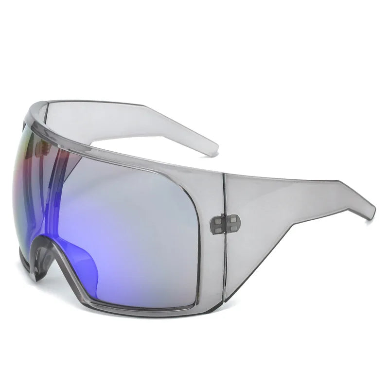 Shield Wrap Sunglasses – Futuristic UV400 Shades