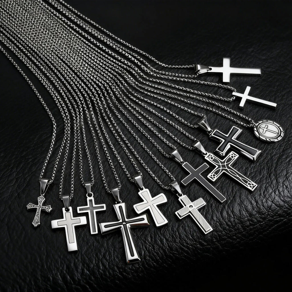 Minimalist Stainless Steel Cross Necklace