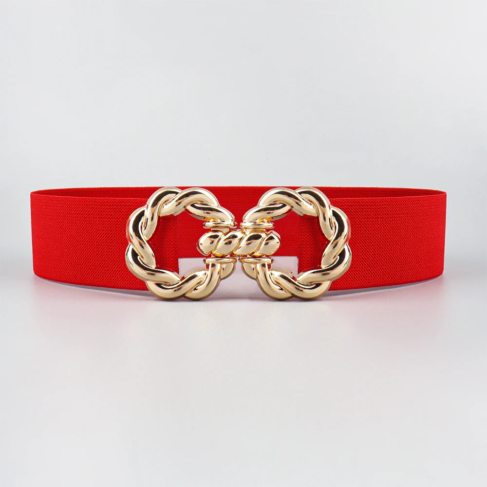 Luxury Corset Waist Belt — Metal Buckle