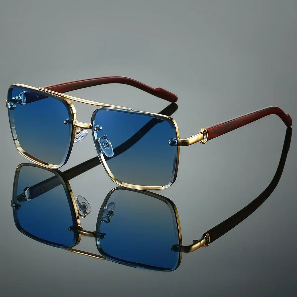 Square Wooden Sunglasses