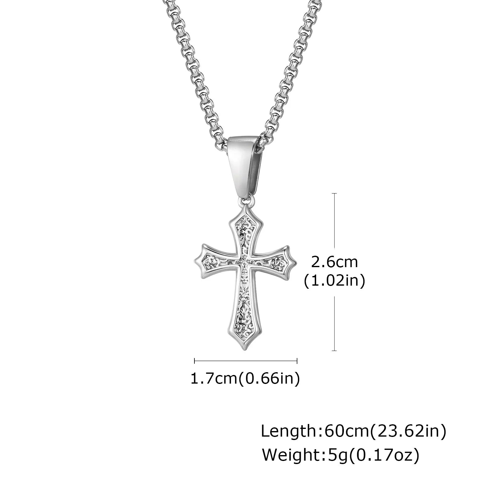 Minimalist Stainless Steel Cross Necklace