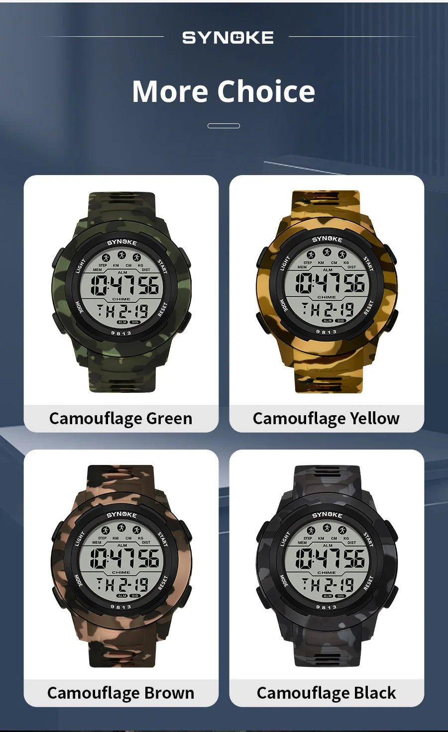 Retro LED Digital Sports Watch