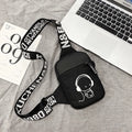Graffiti Print Hip Hop Chest Bag