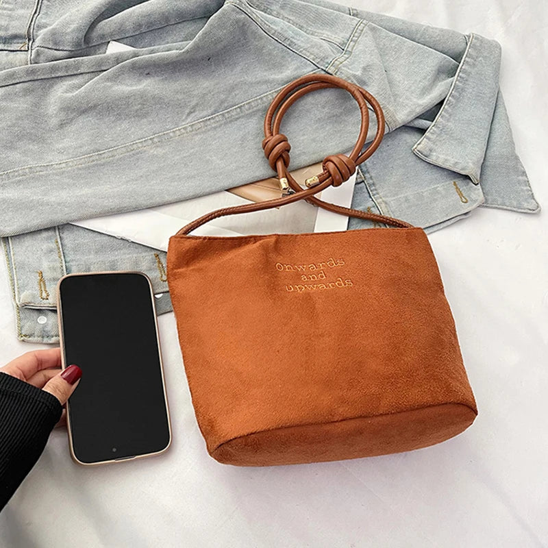 Retro Bucket Shoulder Bag
