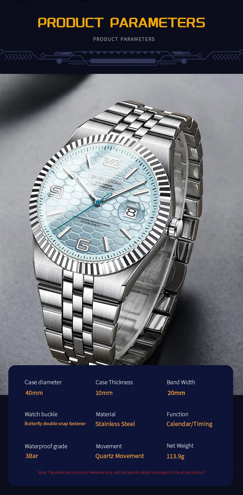 Honeycomb Luminous Men's Watch