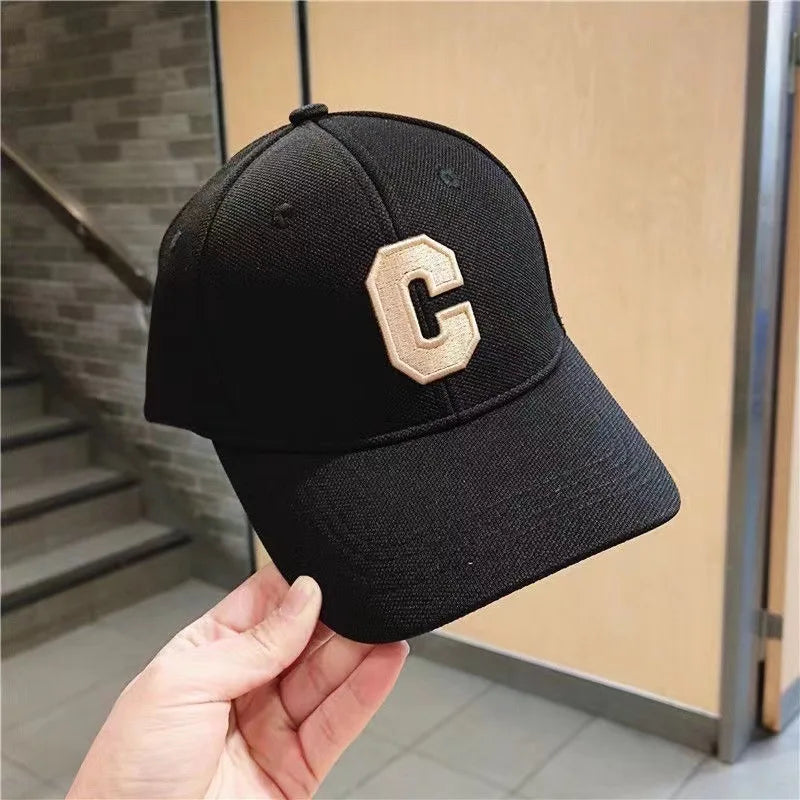 C Letter Embroidered Baseball Cap