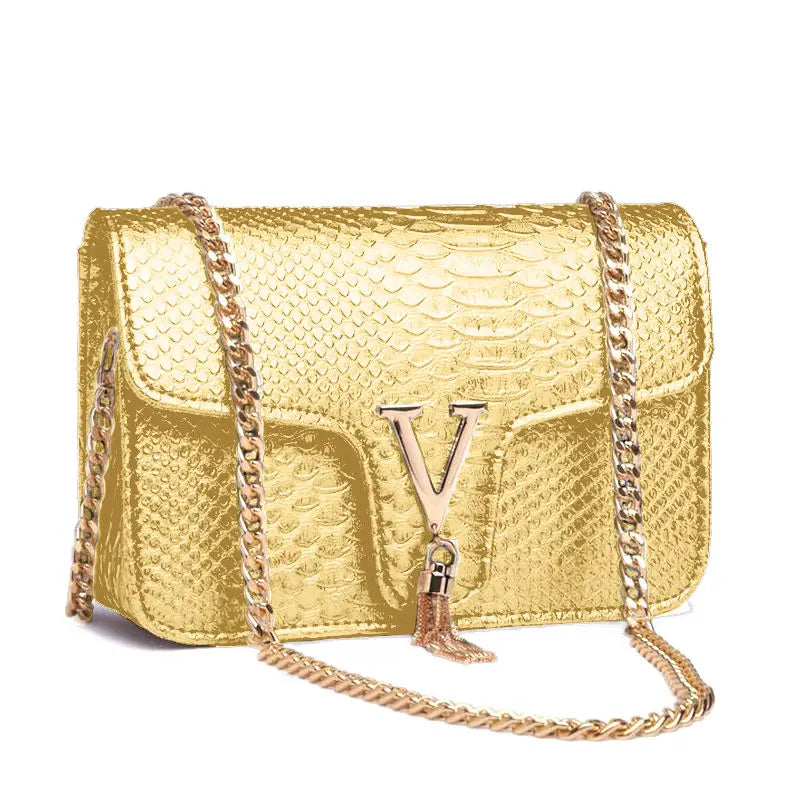 Luxury V Chain Shoulder Bag