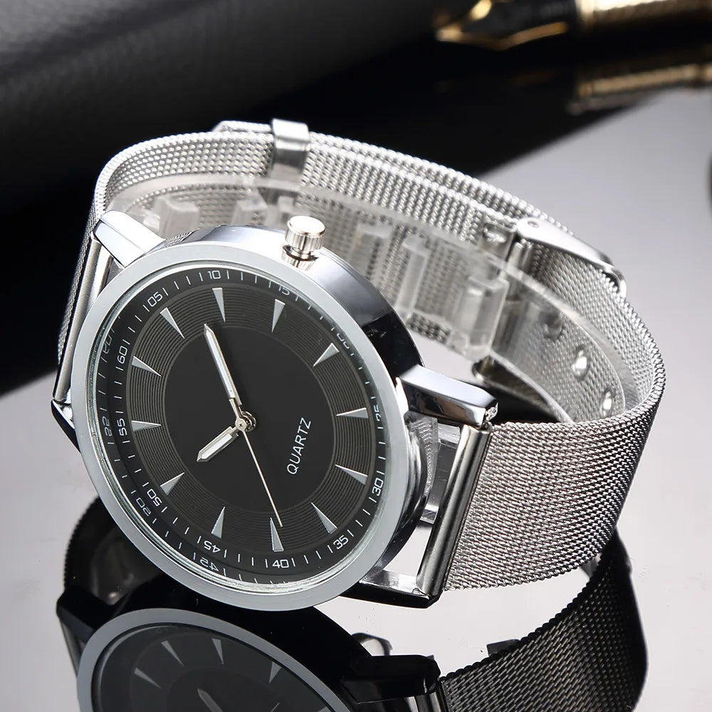 Silver Minimalist Women's Watch