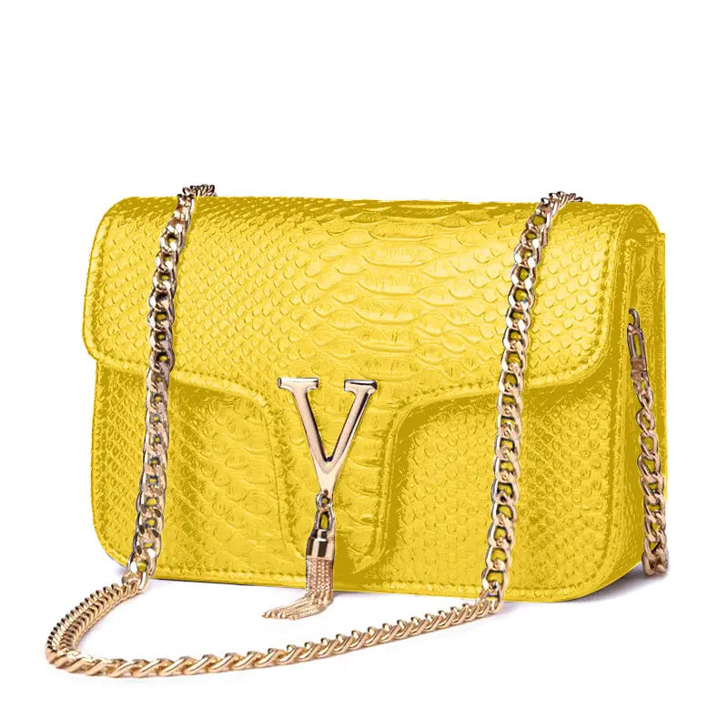Luxury V Chain Shoulder Bag