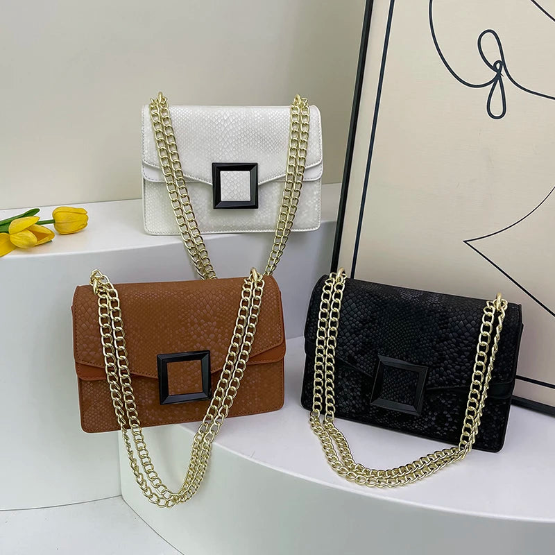 Luxury Plaid Crossbody Bag