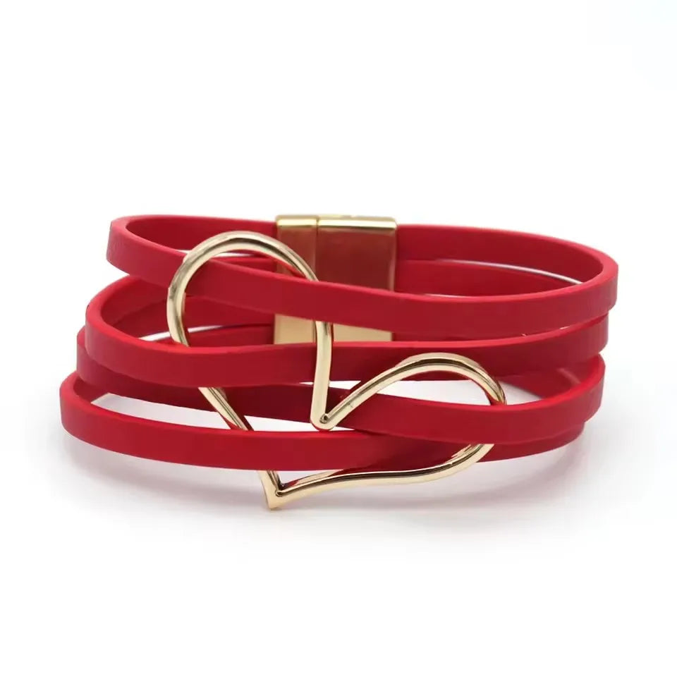 Multilayer Leather Wrap Bracelet