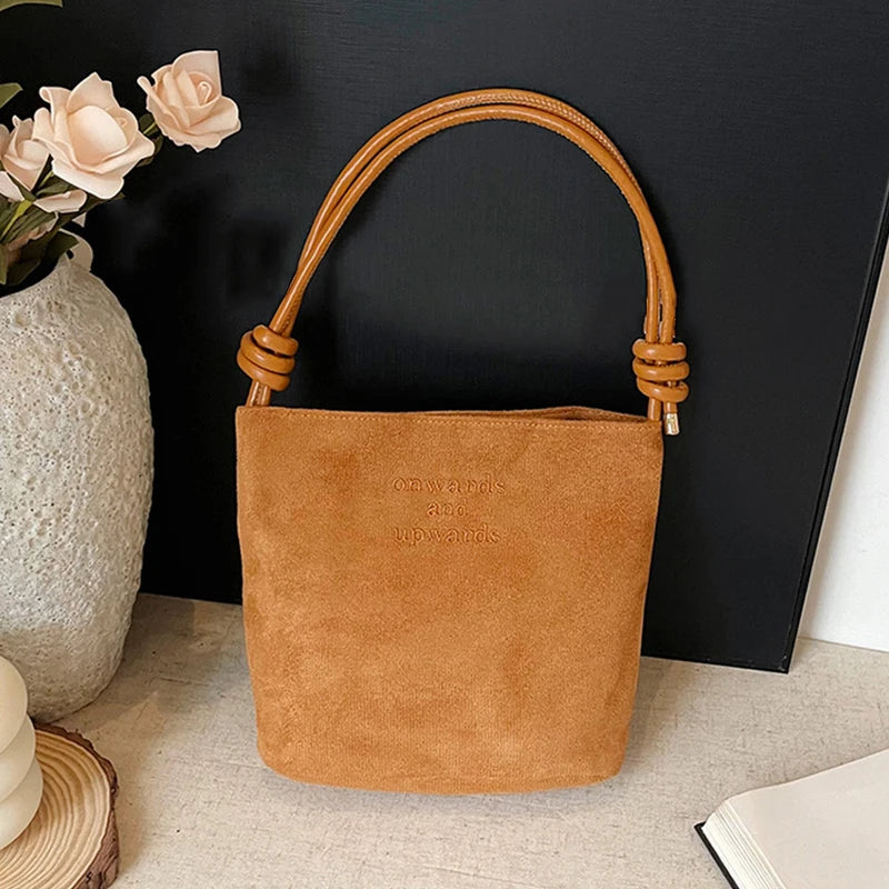 Retro Bucket Shoulder Bag