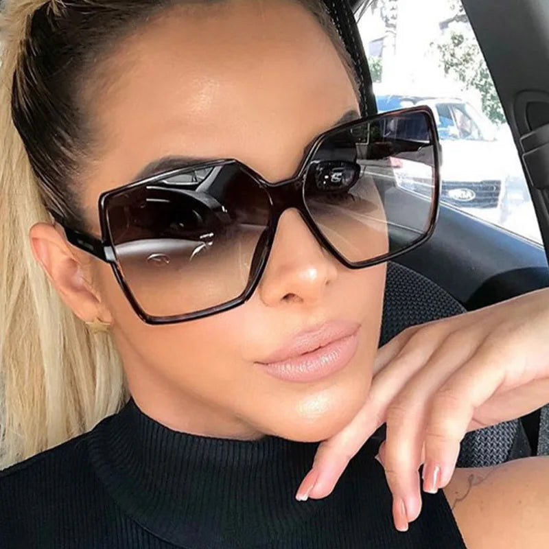 Square Big Frame Retro Shades