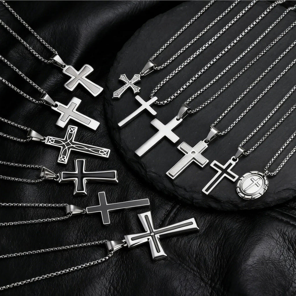 Minimalist Stainless Steel Cross Necklace