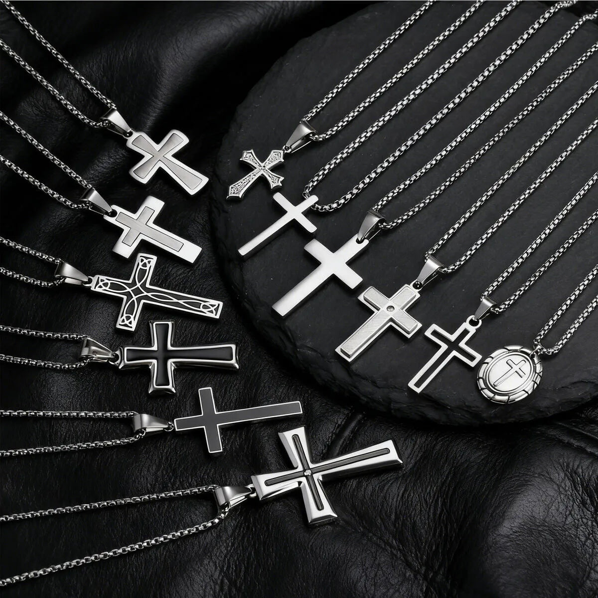 Minimalist Stainless Steel Cross Necklace