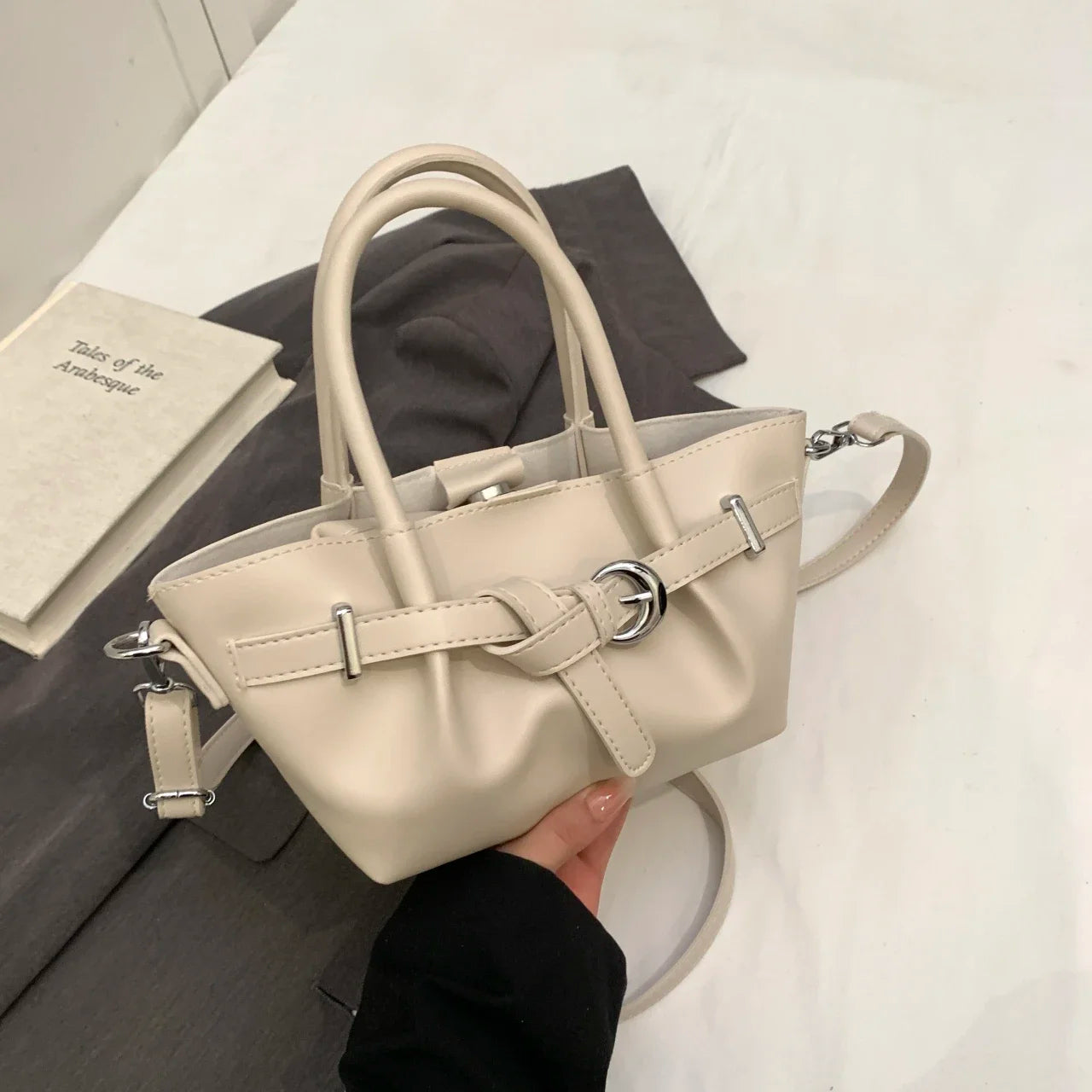 Designer Leather Shoulder Bag